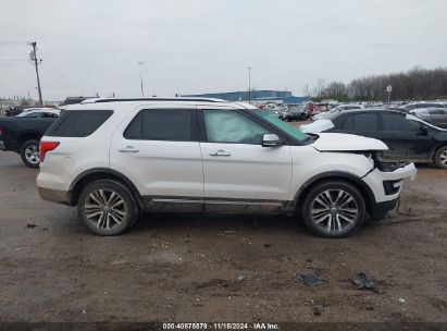 Lot #3035082969 2016 FORD EXPLORER PLATINUM