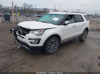 Lot #3035082969 2016 FORD EXPLORER PLATINUM