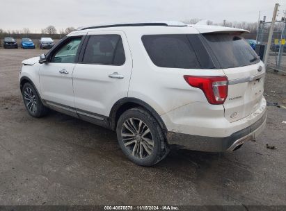 Lot #3035082969 2016 FORD EXPLORER PLATINUM