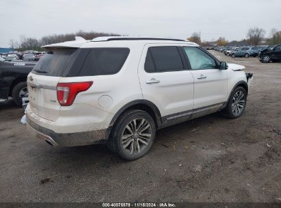 Lot #3035082969 2016 FORD EXPLORER PLATINUM