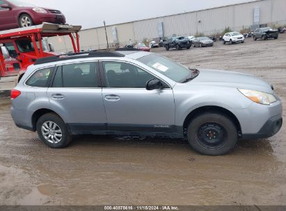 Lot #2992834348 2013 SUBARU OUTBACK 2.5I