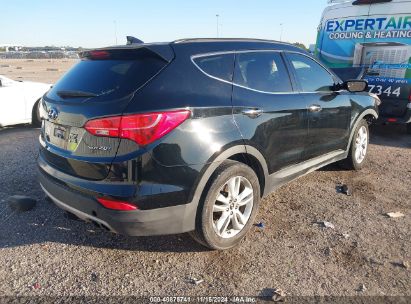 Lot #3035082961 2014 HYUNDAI SANTA FE SPORT 2.0L TURBO