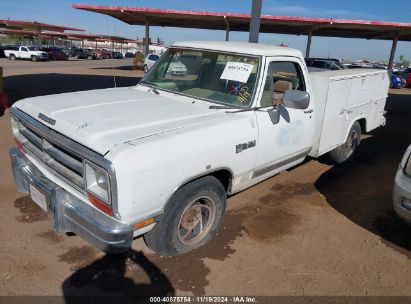 Lot #3053066639 1990 DODGE D-SERIES D200/D250