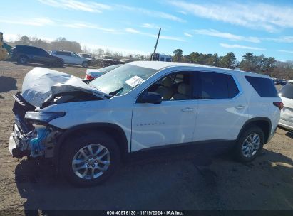 Lot #3052074826 2022 CHEVROLET TRAVERSE AWD LS