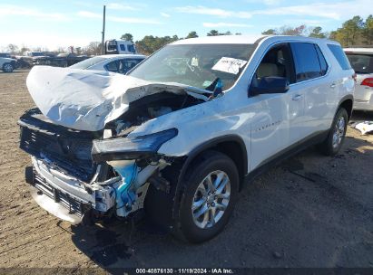 Lot #3052074826 2022 CHEVROLET TRAVERSE AWD LS