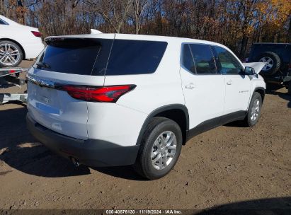 Lot #3052074826 2022 CHEVROLET TRAVERSE AWD LS