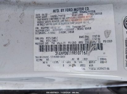 Lot #3035090226 2009 FORD FUSION SEL