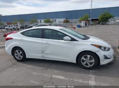 Lot #3049253795 2014 HYUNDAI ELANTRA SE