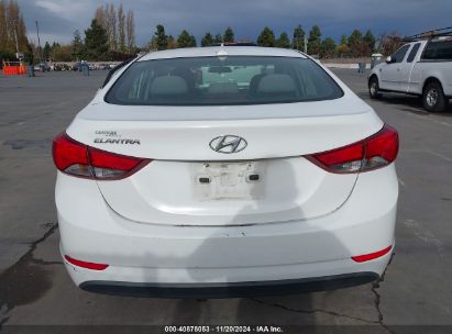 Lot #3049253795 2014 HYUNDAI ELANTRA SE