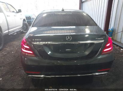 Lot #3035071237 2018 MERCEDES-BENZ S 560 4MATIC