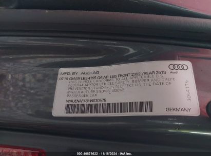 Lot #3035094254 2017 AUDI A4 2.0T PREMIUM