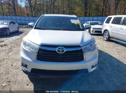 Lot #3035071207 2014 TOYOTA HIGHLANDER LIMITED V6