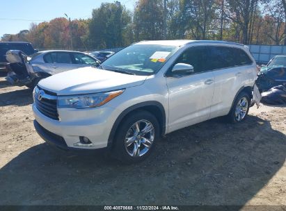 Lot #3035071207 2014 TOYOTA HIGHLANDER LIMITED V6