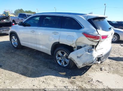 Lot #3035071207 2014 TOYOTA HIGHLANDER LIMITED V6