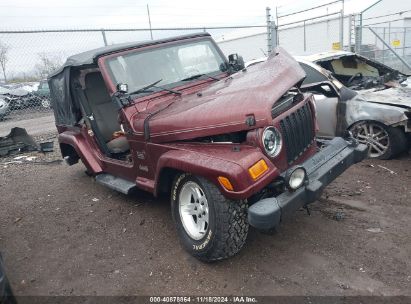 Lot #3035071190 2004 JEEP WRANGLER SAHARA