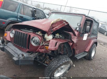 Lot #3035071190 2004 JEEP WRANGLER SAHARA