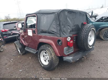 Lot #3035071190 2004 JEEP WRANGLER SAHARA