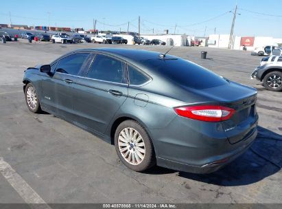 Lot #3035094252 2015 FORD FUSION HYBRID SE