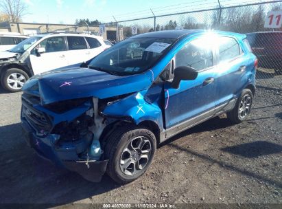 Lot #3007837611 2020 FORD ECOSPORT S