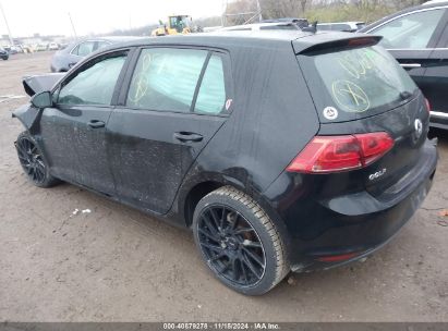 Lot #3035071175 2015 VOLKSWAGEN GOLF TDI SE 4-DOOR