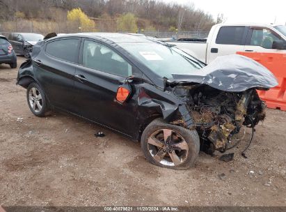 Lot #3035082820 2011 HYUNDAI ELANTRA GLS