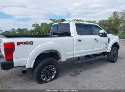 Lot #3037525538 2020 FORD F-250 LARIAT