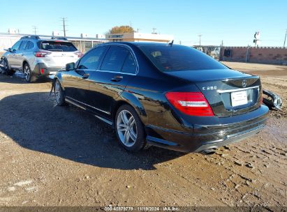 Lot #3049253779 2013 MERCEDES-BENZ C 250 LUXURY/SPORT