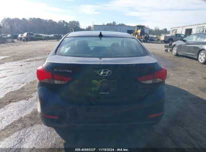 Lot #3035071052 2015 HYUNDAI ELANTRA SE