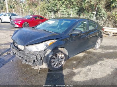 Lot #3035071052 2015 HYUNDAI ELANTRA SE