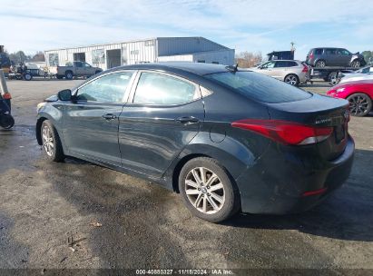 Lot #3035071052 2015 HYUNDAI ELANTRA SE