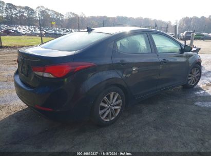 Lot #3035071052 2015 HYUNDAI ELANTRA SE