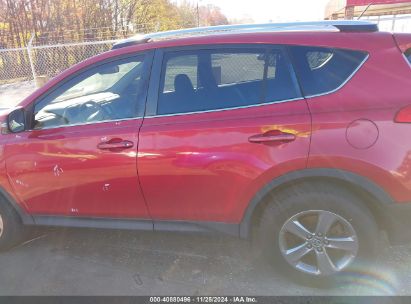 Lot #3035071321 2015 TOYOTA RAV4 XLE