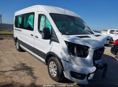 Lot #2992828666 2021 FORD TRANSIT-350 PASSENGER VAN XLT