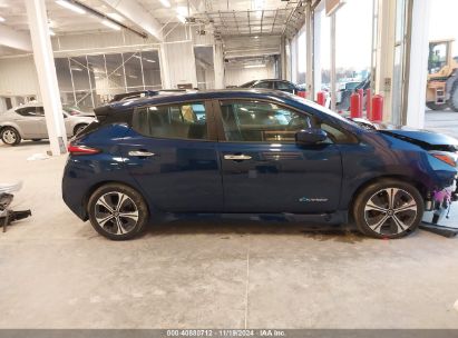 Lot #3053062818 2019 NISSAN LEAF SV