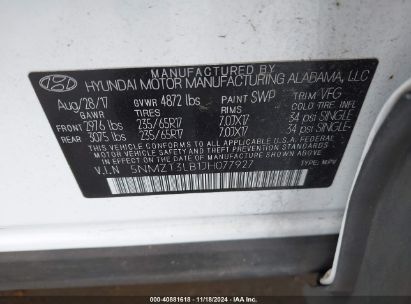 Lot #3021947216 2018 HYUNDAI SANTA FE SPORT 2.4L