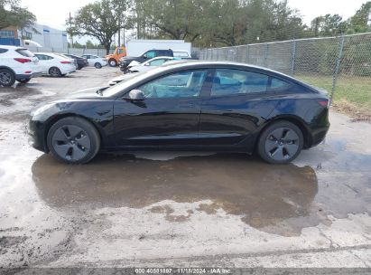 Lot #3035071149 2023 TESLA MODEL 3 REAR-WHEEL DRIVE