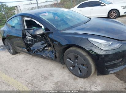 Lot #3035071149 2023 TESLA MODEL 3 REAR-WHEEL DRIVE