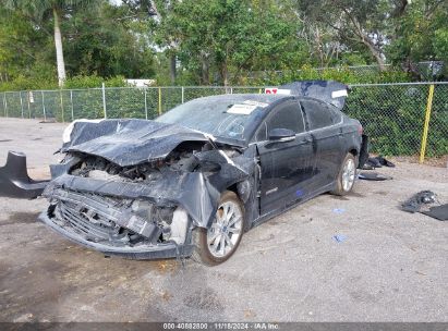 Lot #3034472623 2017 FORD FUSION HYBRID SE