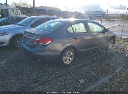 Lot #3044166349 2014 HONDA CIVIC LX