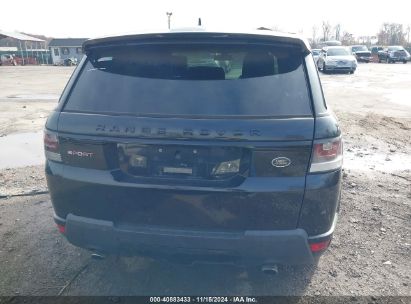 Lot #3050079361 2016 LAND ROVER RANGE ROVER SPORT 3.0L V6 SUPERCHARGED HSE