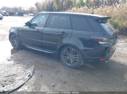 Lot #3050079361 2016 LAND ROVER RANGE ROVER SPORT 3.0L V6 SUPERCHARGED HSE