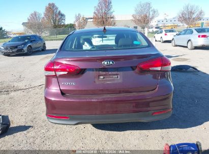 Lot #3052075011 2018 KIA FORTE LX