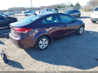 Lot #3052075011 2018 KIA FORTE LX