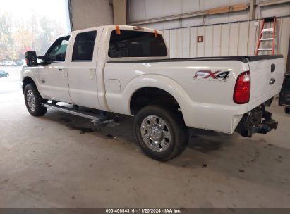 Lot #3007837338 2015 FORD F-350 LARIAT