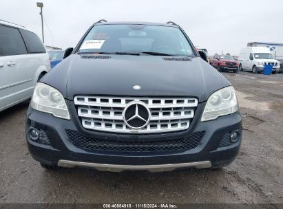 Lot #3005344208 2011 MERCEDES-BENZ ML 350 4MATIC