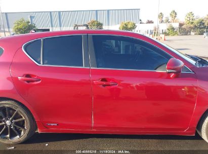 Lot #3038960626 2011 LEXUS CT 200H PREMIUM