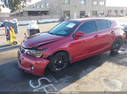 Lot #3038960626 2011 LEXUS CT 200H PREMIUM