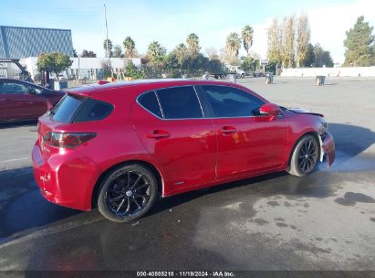 Lot #3038960626 2011 LEXUS CT 200H PREMIUM