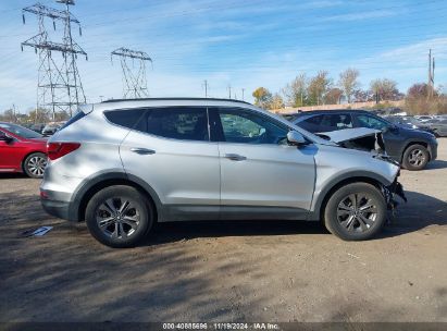 Lot #3051076857 2014 HYUNDAI SANTA FE SPORT 2.4L