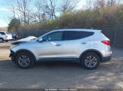 Lot #3051076857 2014 HYUNDAI SANTA FE SPORT 2.4L